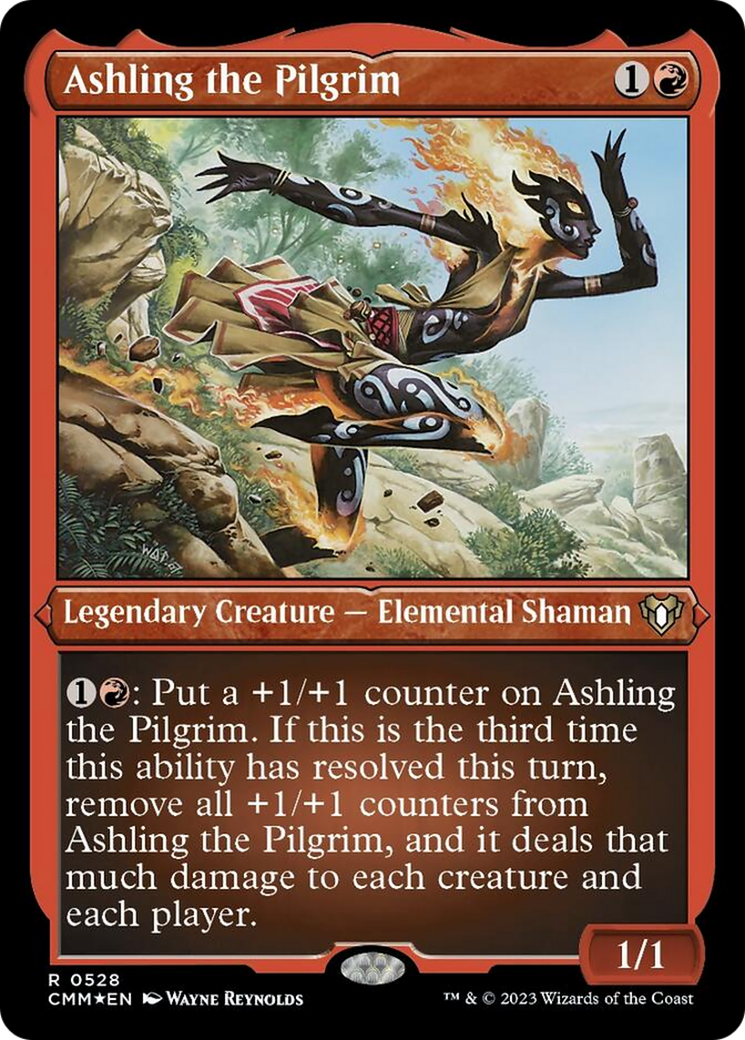 Ashling the Pilgrim (Foil Etched) [Commander Masters] | Galaxy Games LLC