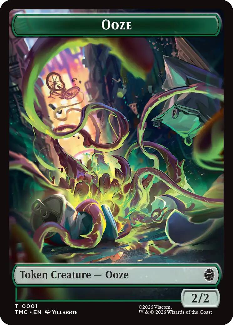 Ooze // Copy Double-Sided Token [Teenage Mutant Ninja Turtles Commander Tokens] | Galaxy Games LLC