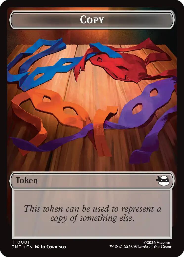 Ooze // Copy Double-Sided Token [Teenage Mutant Ninja Turtles Commander Tokens] | Galaxy Games LLC