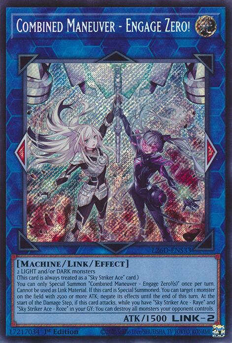 Combined Maneuver - Engage Zero! (Secret Rare) [L26D-ENS33] Secret Rare | Galaxy Games LLC