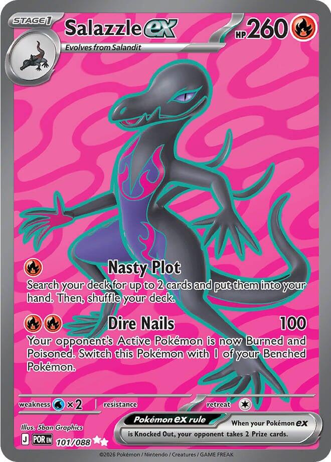 Salazzle ex (101/088) [Mega Evolution: Perfect Order] | Galaxy Games LLC