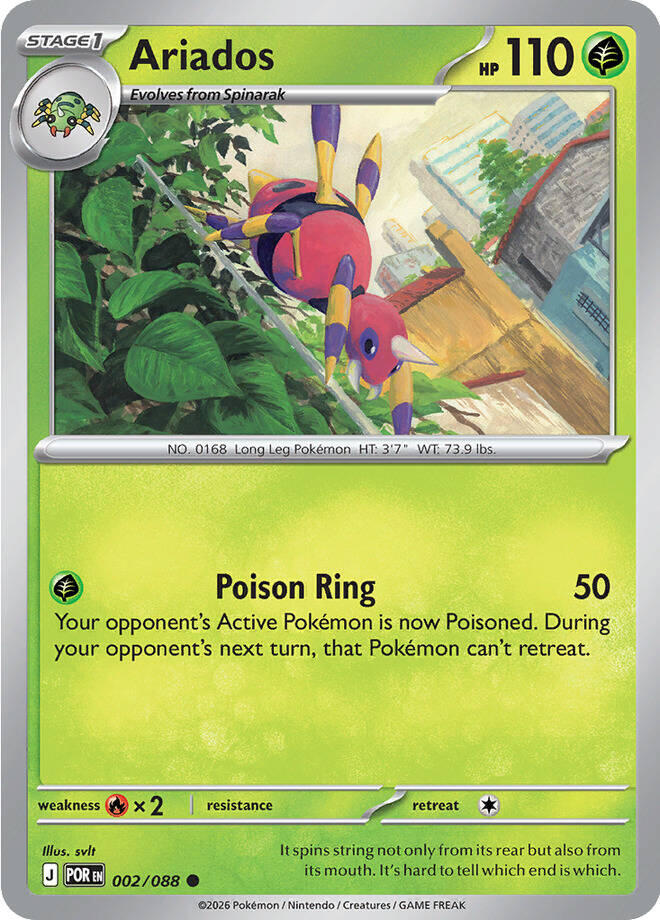 Ariados (002/088) [Mega Evolution: Perfect Order] | Galaxy Games LLC