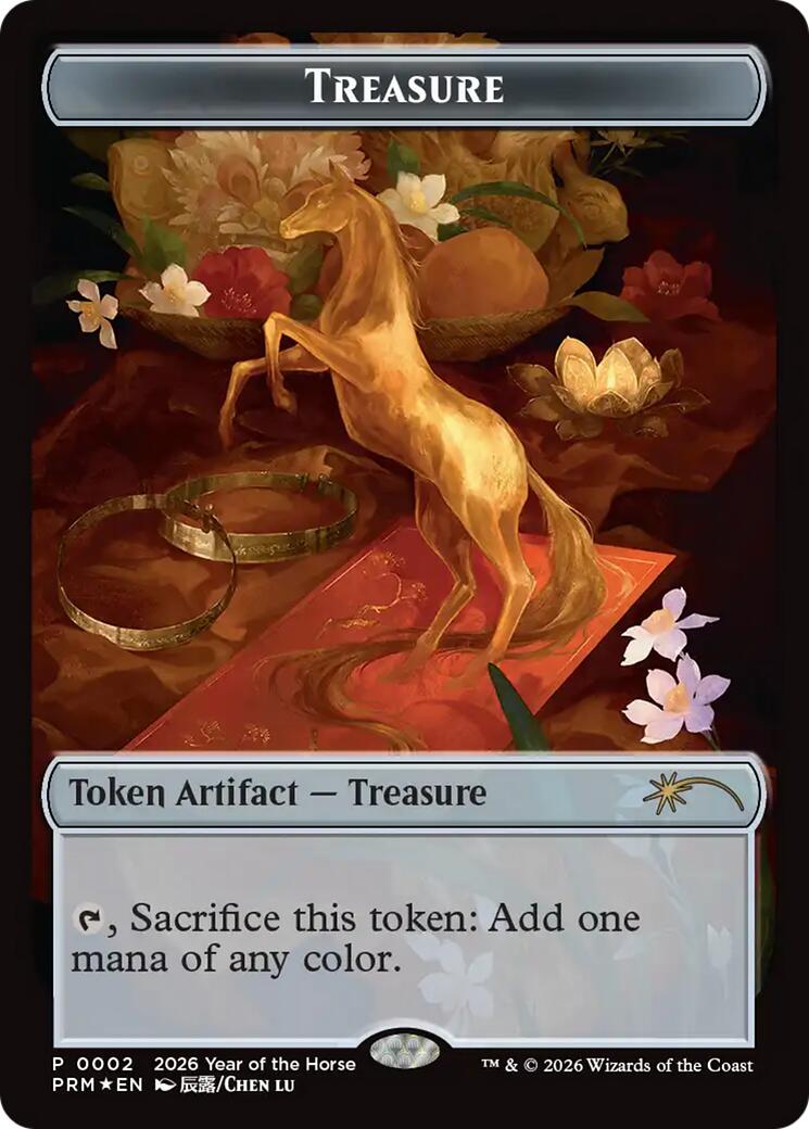 Treasure Token (Year of the Horse 2026) [Standard Showdown Promos] | Galaxy Games LLC