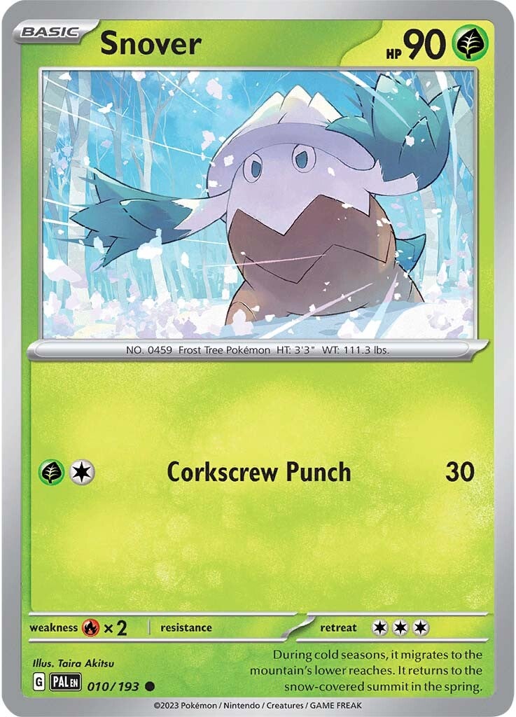 Snover (010/193) [Scarlet & Violet: Paldea Evolved] | Galaxy Games LLC