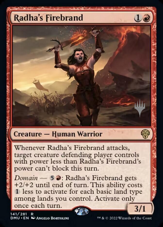 Radha's Firebrand (Promo Pack) [Dominaria United Promos] | Galaxy Games LLC