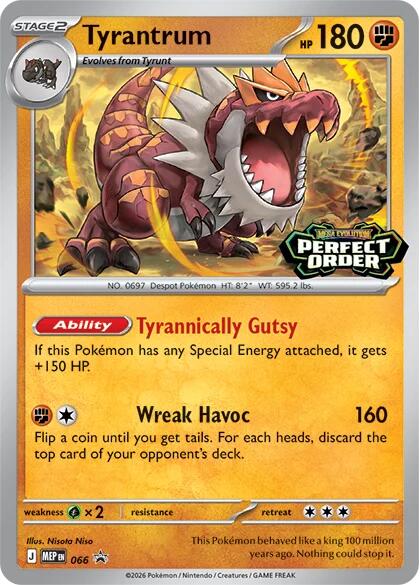 Tyrantrum (066) [Mega Evolution Promo] | Galaxy Games LLC