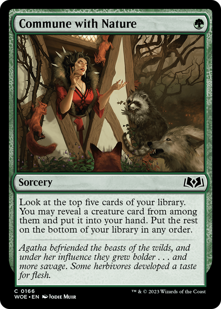 Commune with Nature [Wilds of Eldraine] | Galaxy Games LLC