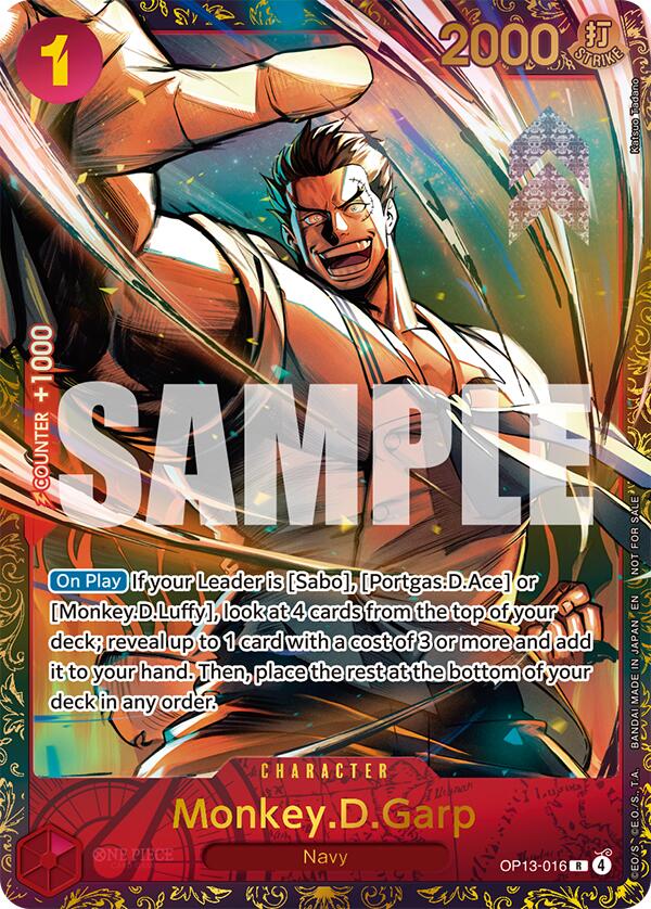 Monkey.D.Garp (Treasure Cup March 2026) [One Piece Promotion Cards] | Galaxy Games LLC