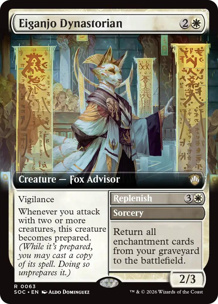 Eiganjo Dynastorian (Extended Art) [Secrets of Strixhaven Commander] | Galaxy Games LLC