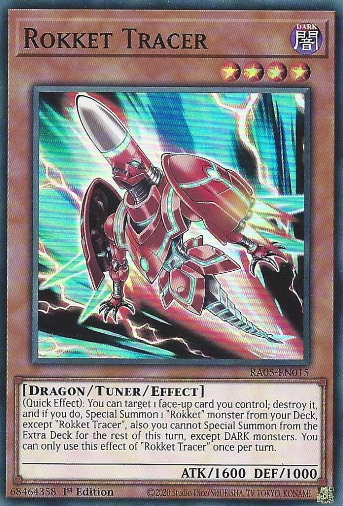 Rokket Tracer [RA05-EN015] Super Rare | Galaxy Games LLC