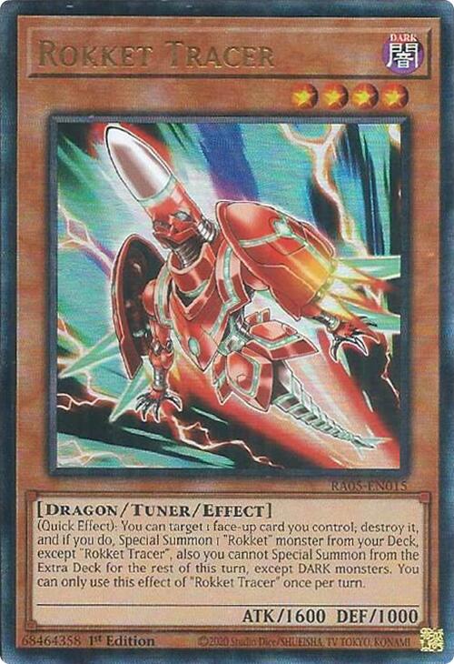 Rokket Tracer (Ultimate Rare) [RA05-EN015] Ultimate Rare | Galaxy Games LLC