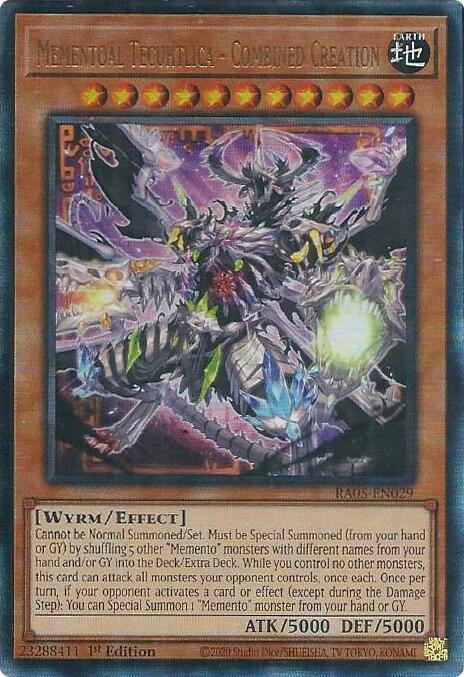 Mementoal Tecuhtlica - Combined Creation (Ultimate Rare) [RA05-EN029] Ultimate Rare | Galaxy Games LLC