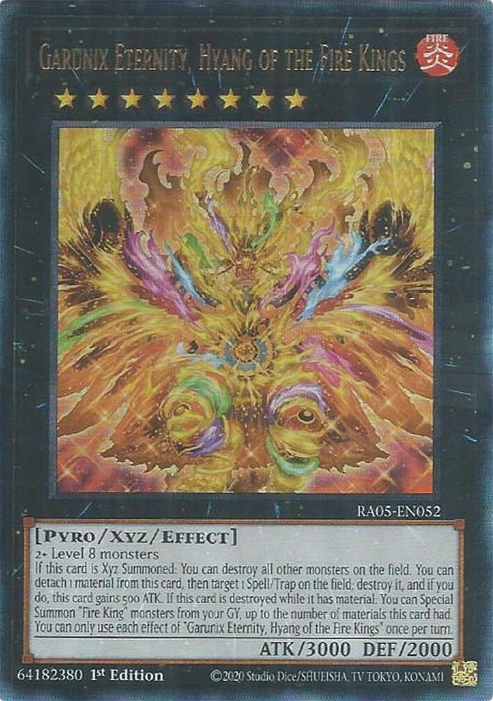 Garunix Eternity, Hyang of the Fire Kings (Ultimate Rare) [RA05-EN052] Ultimate Rare | Galaxy Games LLC