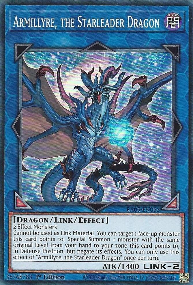Armillyre, the Starleader Dragon [RA05-EN055] Super Rare | Galaxy Games LLC