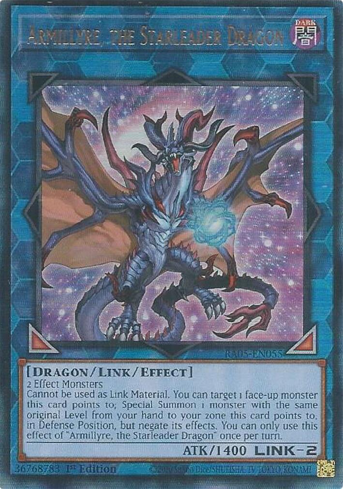 Armillyre, the Starleader Dragon (Ultimate Rare) [RA05-EN055] Ultimate Rare | Galaxy Games LLC
