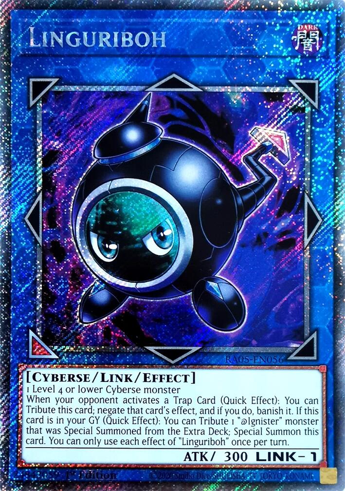 Linguriboh (Platinum Secret Rare) [RA05-EN056] Platinum Secret Rare | Galaxy Games LLC