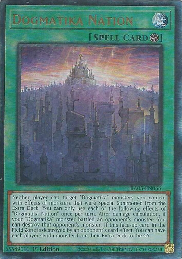 Dogmatika Nation (Ultimate Rare) [RA05-EN066] Ultimate Rare | Galaxy Games LLC