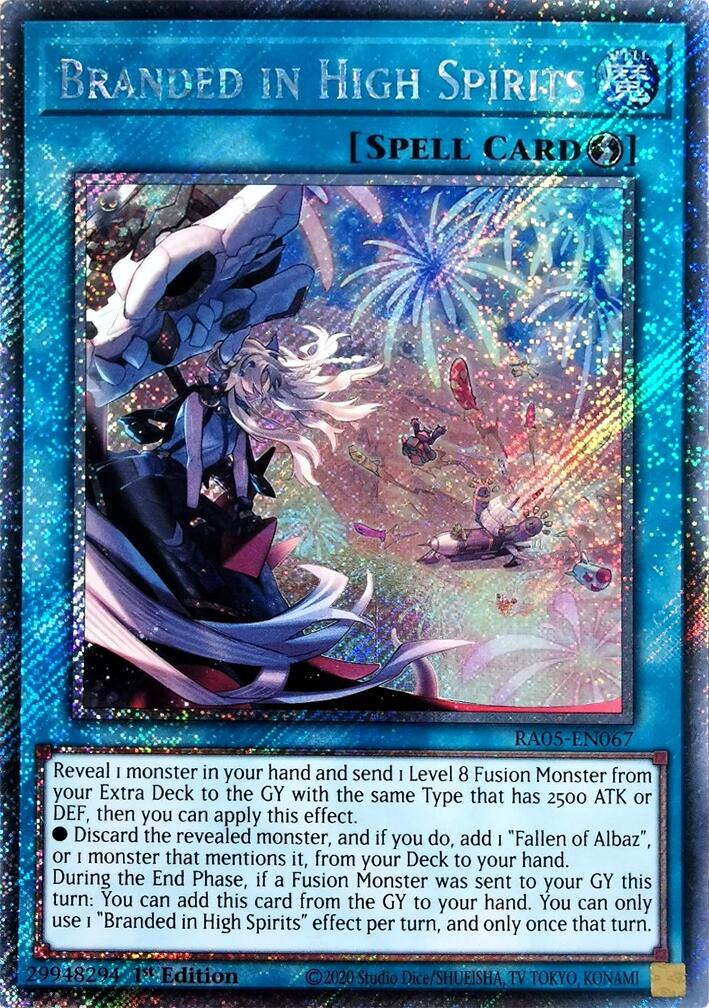 Branded in High Spirits (Platinum Secret Rare) [RA05-EN067] Platinum Secret Rare | Galaxy Games LLC