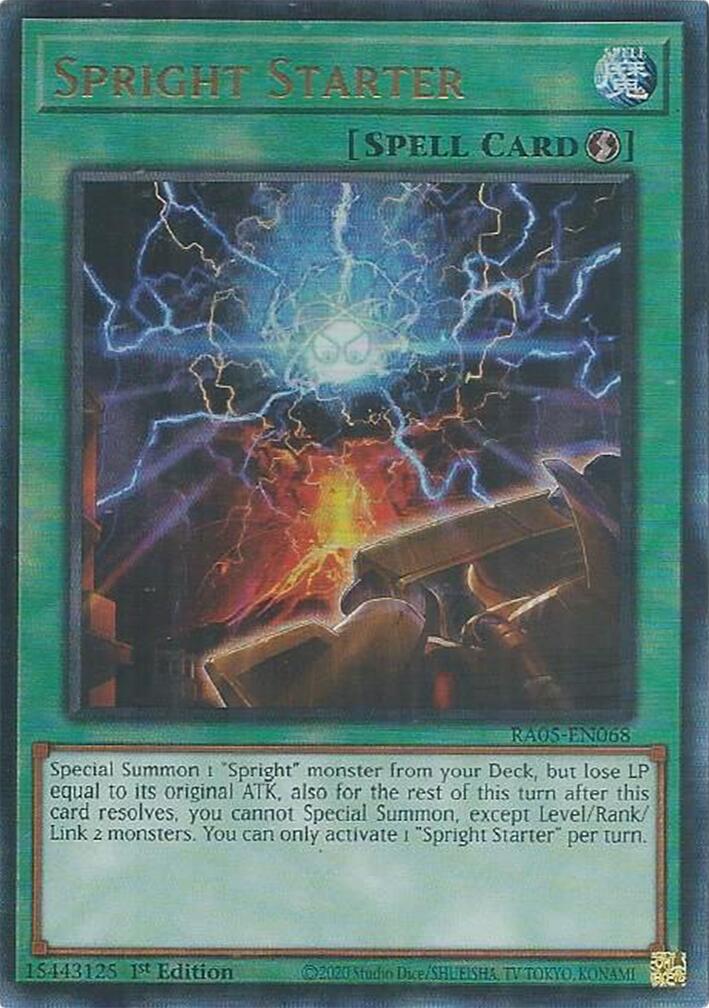 Spright Starter (Ultimate Rare) [RA05-EN068] Ultimate Rare | Galaxy Games LLC