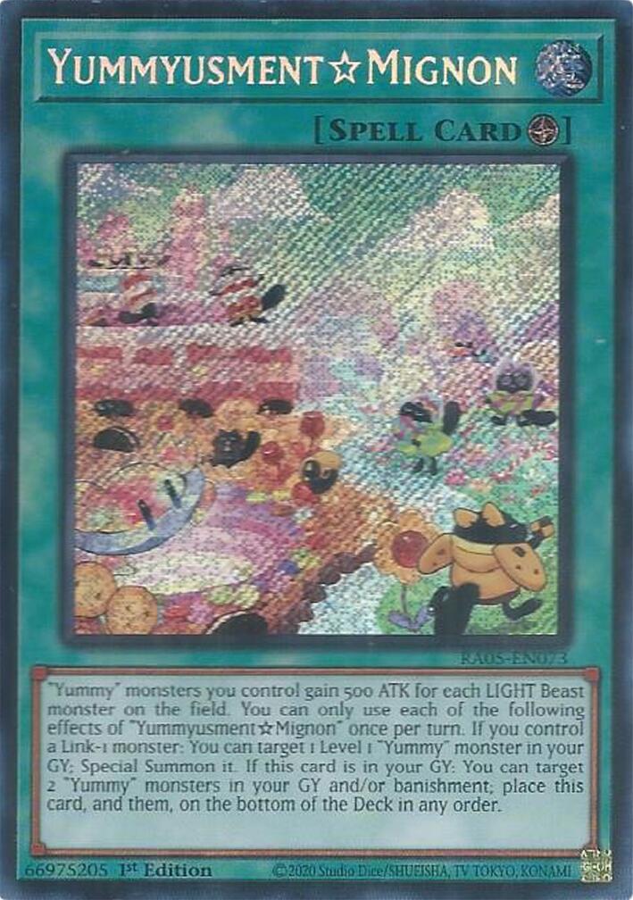 YummyusmentAcroquey (Secret Rare) [RA05-EN073] Secret Rare | Galaxy Games LLC