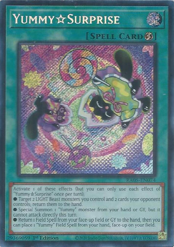 YummySurprise (Secret Rare) [RA05-EN074] Secret Rare | Galaxy Games LLC