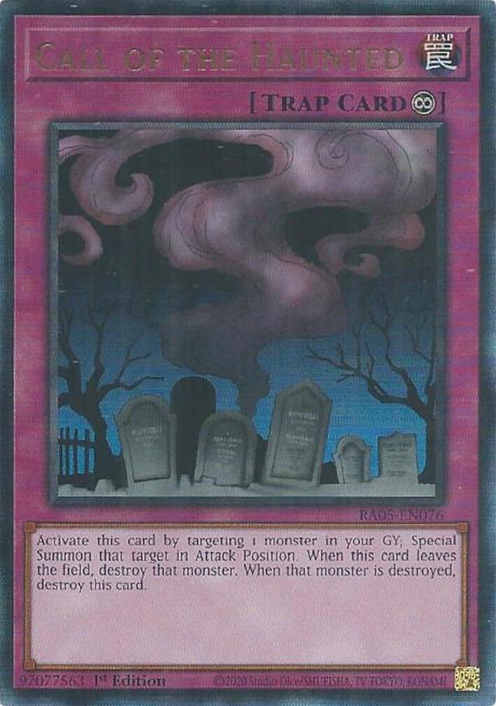 Call of the Haunted (Ultimate Rare) [RA05-EN076] Ultimate Rare | Galaxy Games LLC