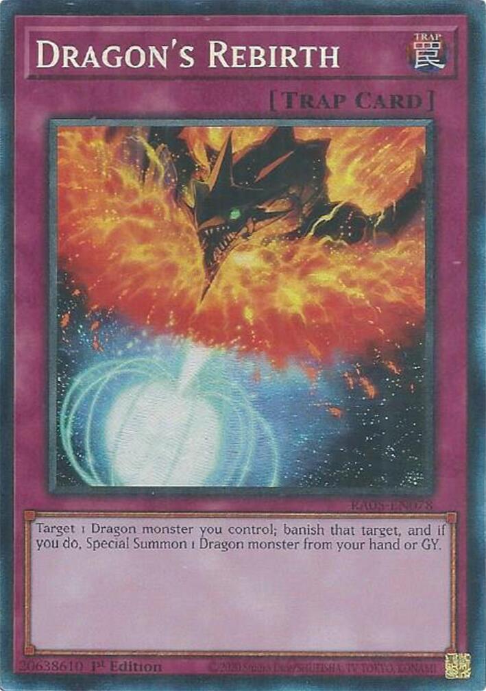 Dragon's Rebirth (Collector's Rare) [RA05-EN078] Collector's Rare | Galaxy Games LLC