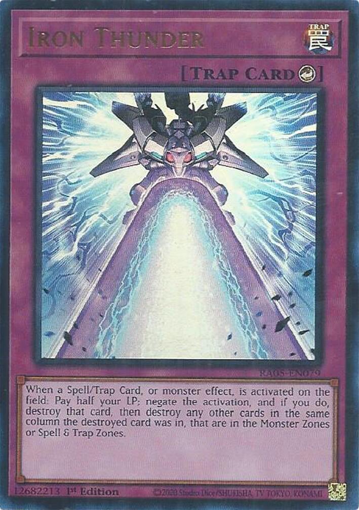 Iron Thunder (Ultra Rare) [RA05-EN079] Ultra Rare | Galaxy Games LLC