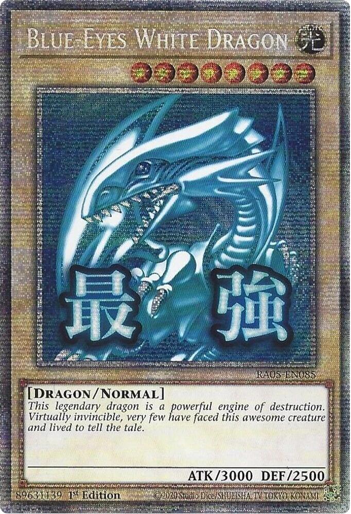 Blue-Eyes White Dragon (Starlight Rare) [RA05-EN085] Starlight Rare | Galaxy Games LLC