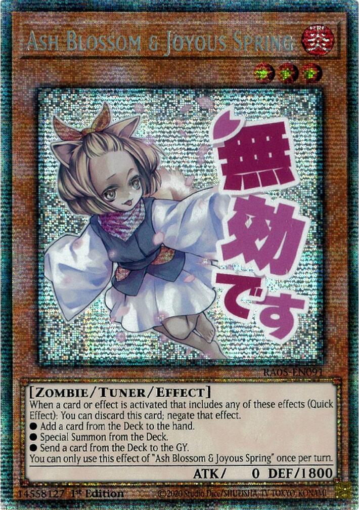 Ash Blossom & Joyous Spring (Starlight Rare) [RA05-EN091] Starlight Rare | Galaxy Games LLC
