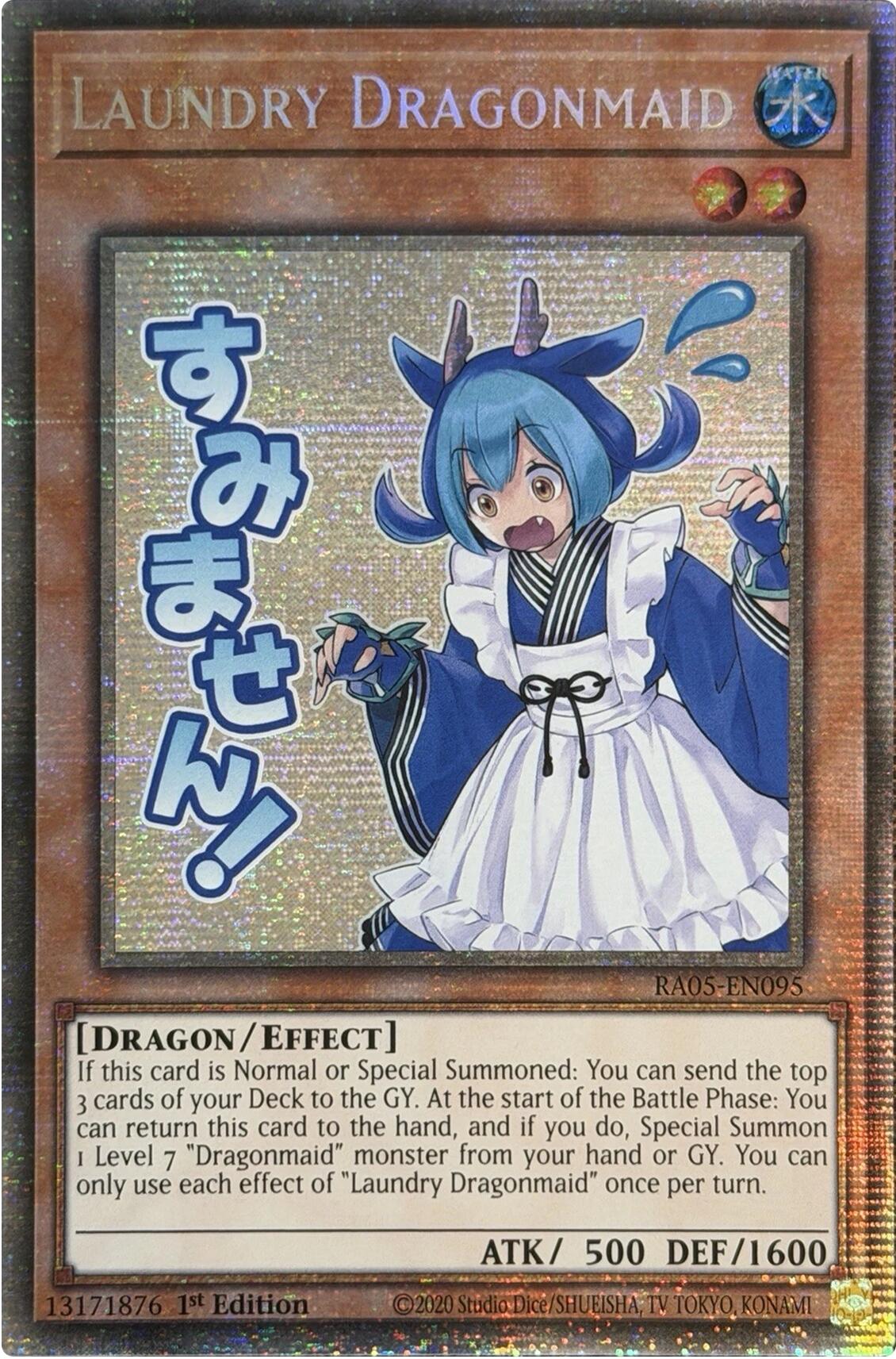 Laundry Dragonmaid (Starlight Rare) [RA05-EN095] Starlight Rare | Galaxy Games LLC