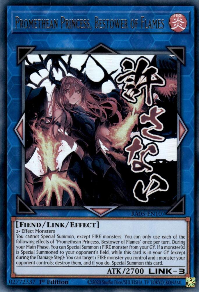 Promethean Princess, Bestower of Flames [RA05-EN107] Ultra Rare | Galaxy Games LLC