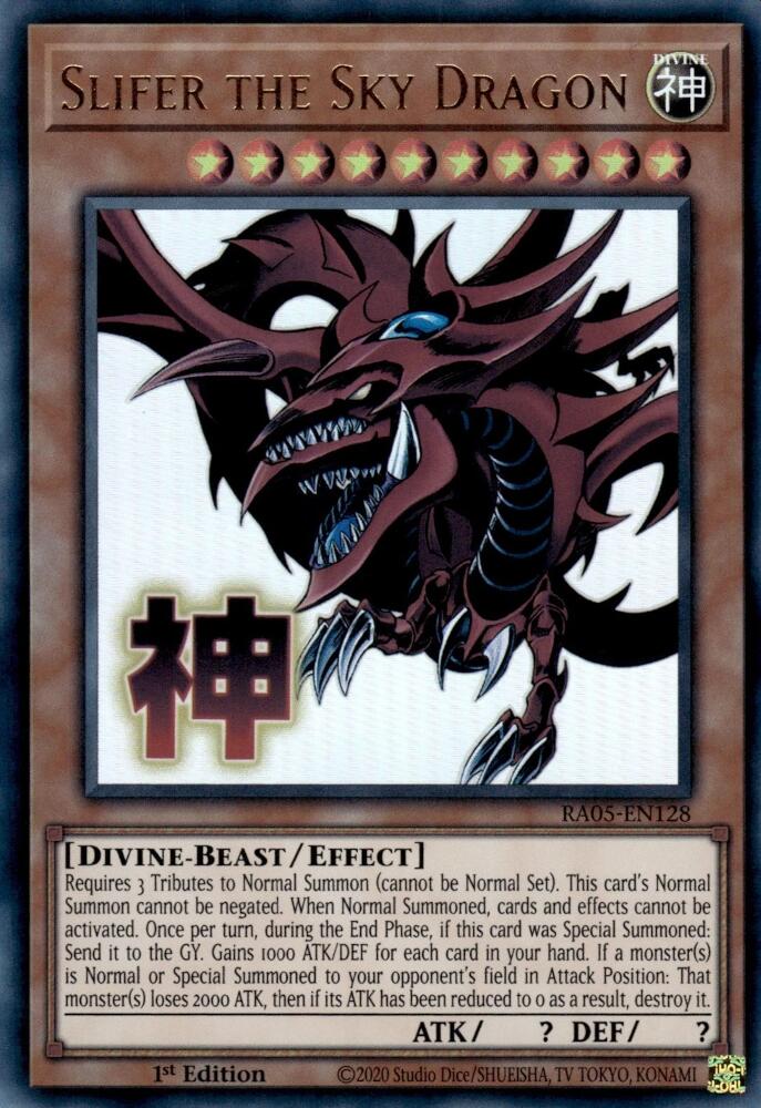 Slifer the Sky Dragon [RA05-EN128] Ultra Rare | Galaxy Games LLC