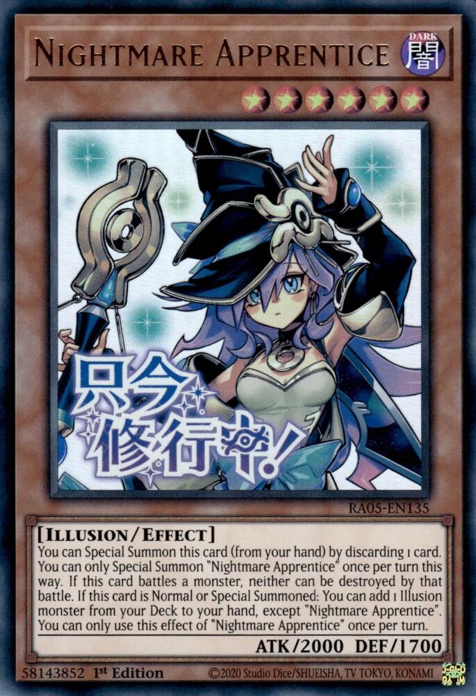 Nightmare Apprentice [RA05-EN135] Ultra Rare | Galaxy Games LLC