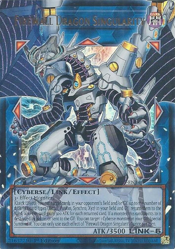 Firewall Dragon Singularity [RA05-EN146] Ultra Rare | Galaxy Games LLC
