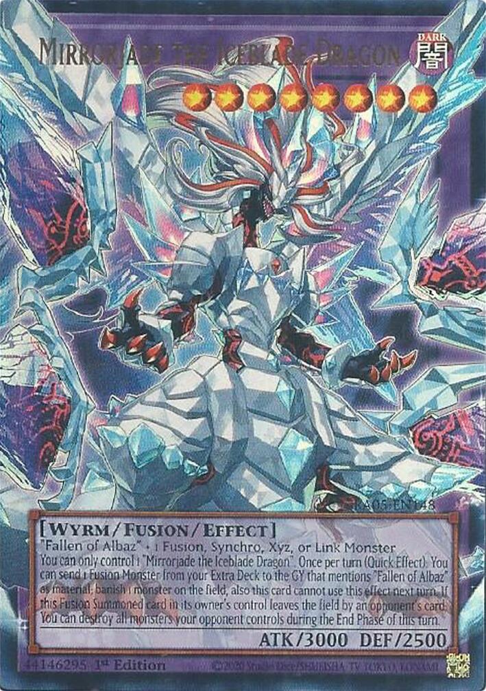 Mirrorjade the Iceblade Dragon [RA05-EN148] Ultra Rare | Galaxy Games LLC