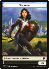 Elemental (003) // Soldier Double-Sided Token [Commander 2020 Tokens] | Galaxy Games LLC