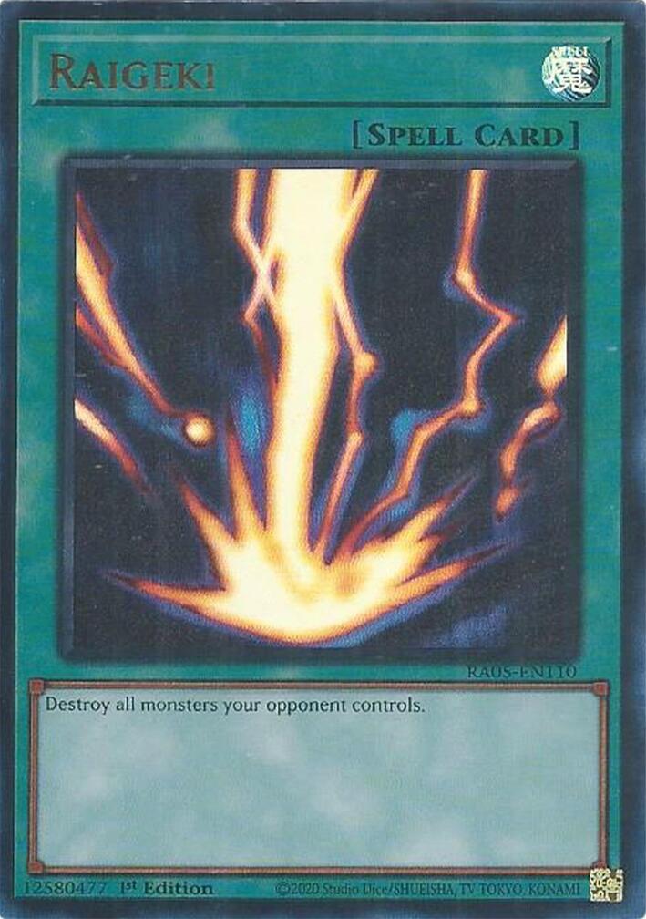 Raigeki (Ultra Rare) [RA05-EN110] Ultra Rare | Galaxy Games LLC