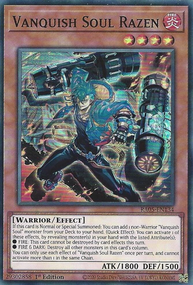 Vanquish Soul Razen [RA05-EN134] Super Rare | Galaxy Games LLC