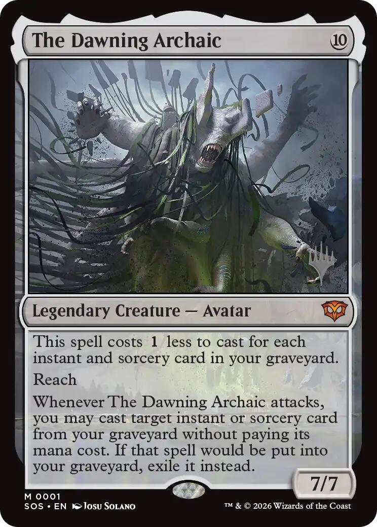The Dawning Archaic [Secrets of Strixhaven Promos] | Galaxy Games LLC
