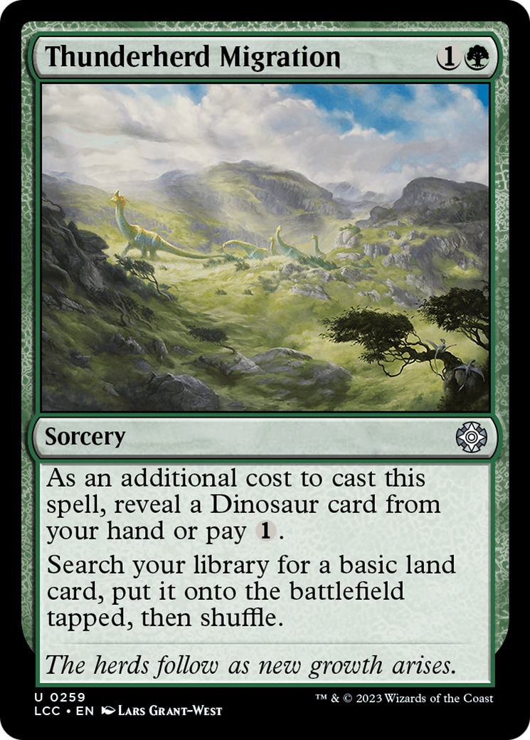 Thunderherd Migration [The Lost Caverns of Ixalan Commander] | Galaxy Games LLC