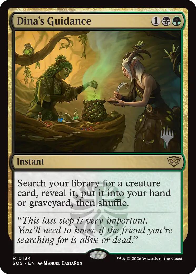 Dina's Guidance [Secrets of Strixhaven Promos] | Galaxy Games LLC