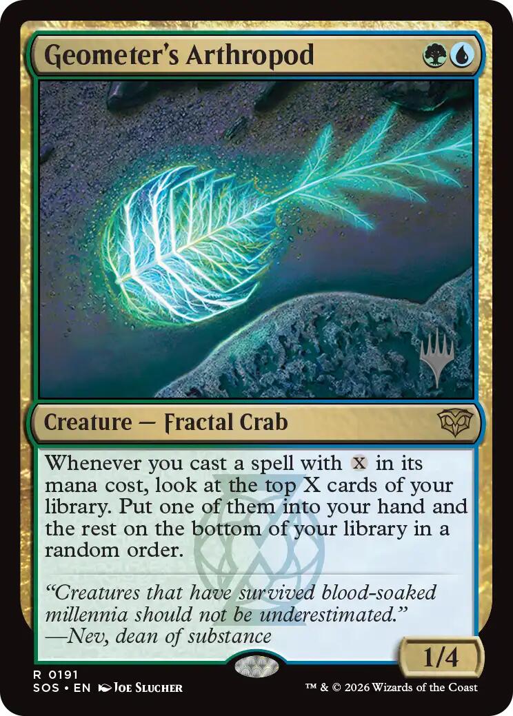 Geometer's Arthropod [Secrets of Strixhaven Promos] | Galaxy Games LLC
