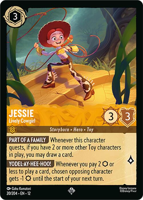 Jessie - Lively Cowgirl (20/204) [Wilds Unknown] | Galaxy Games LLC
