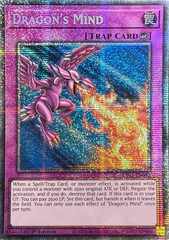 Dragon's Mind (Starlight Rare) [RA05-EN082] Starlight Rare | Galaxy Games LLC