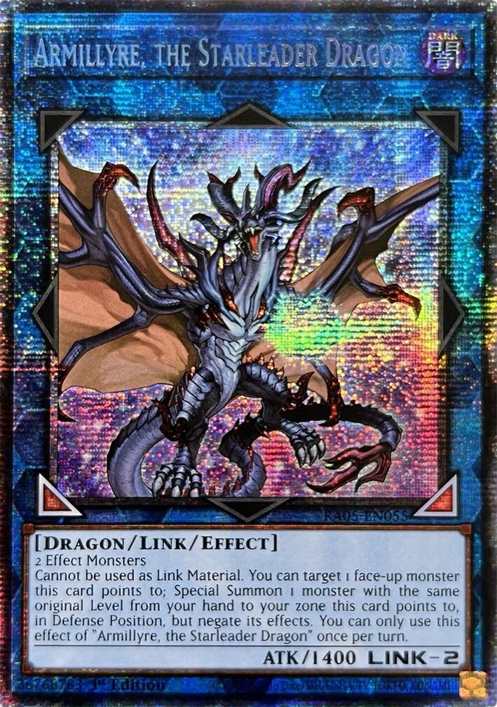 Armillyre, the Starleader Dragon (Starlight Rare) [RA05-EN055] Starlight Rare | Galaxy Games LLC