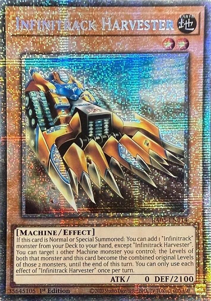 Infinitrack Harvester (Starlight Rare) [RA05-EN014] Starlight Rare | Galaxy Games LLC