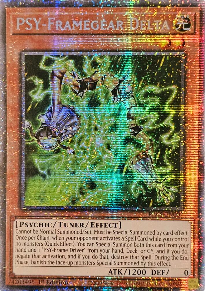 PSY-Framegear Delta (Starlight Rare) [RA05-EN007] Starlight Rare | Galaxy Games LLC
