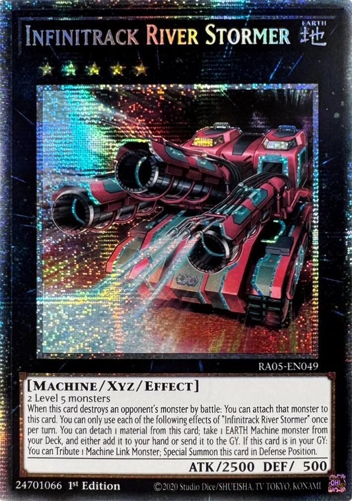 Infinitrack River Stormer (Starlight Rare) [RA05-EN049] Starlight Rare | Galaxy Games LLC