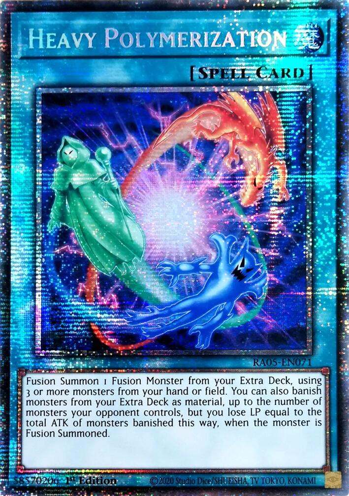 Heavy Polymerization (Starlight Rare) [RA05-EN071] Starlight Rare | Galaxy Games LLC